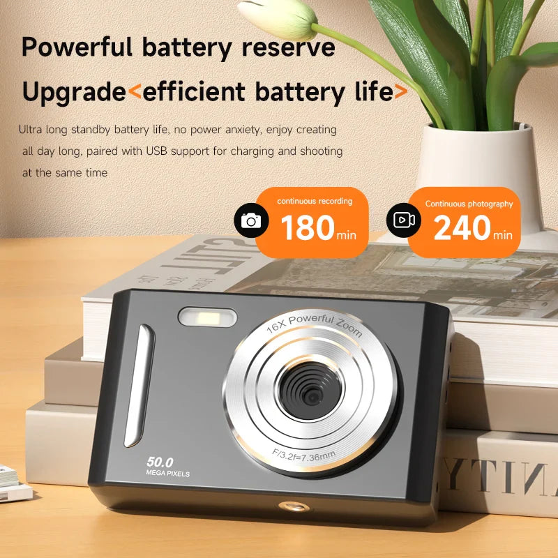 Retro 4K Travel Camera