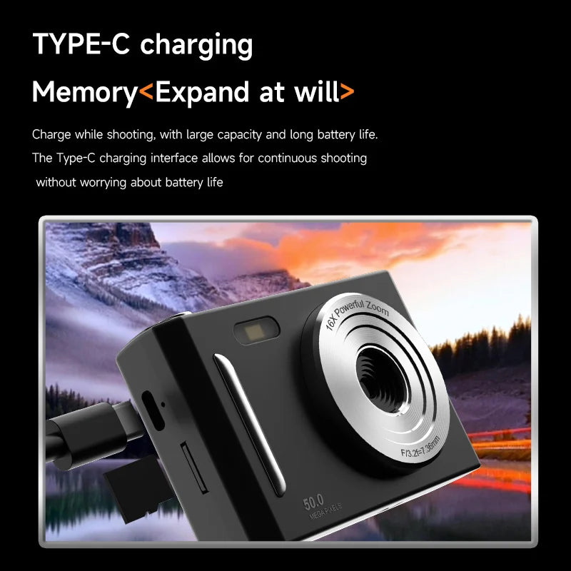 Retro 4K Travel Camera